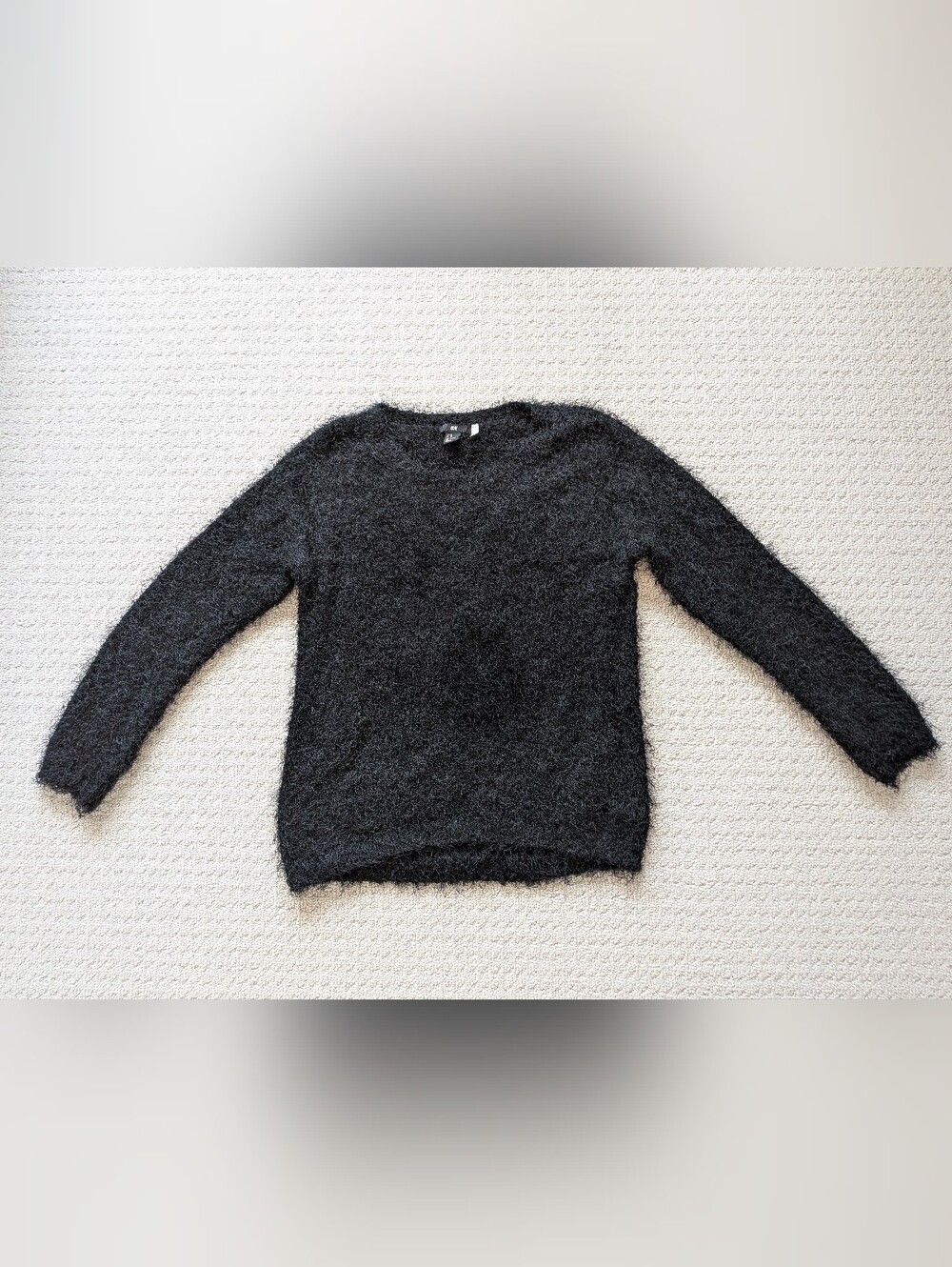 Fuzzy Black Sweater